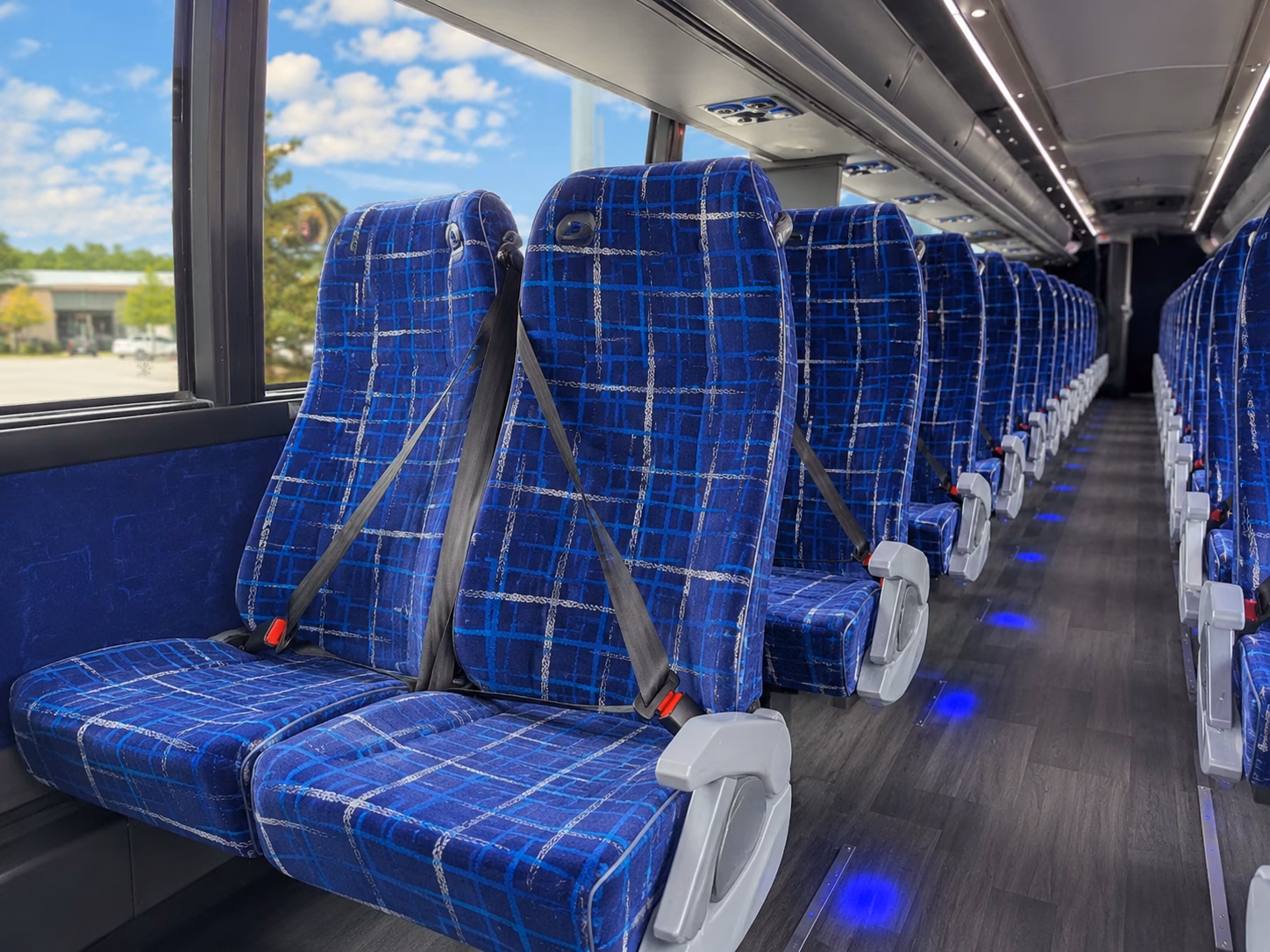 longview charter bus rental inside