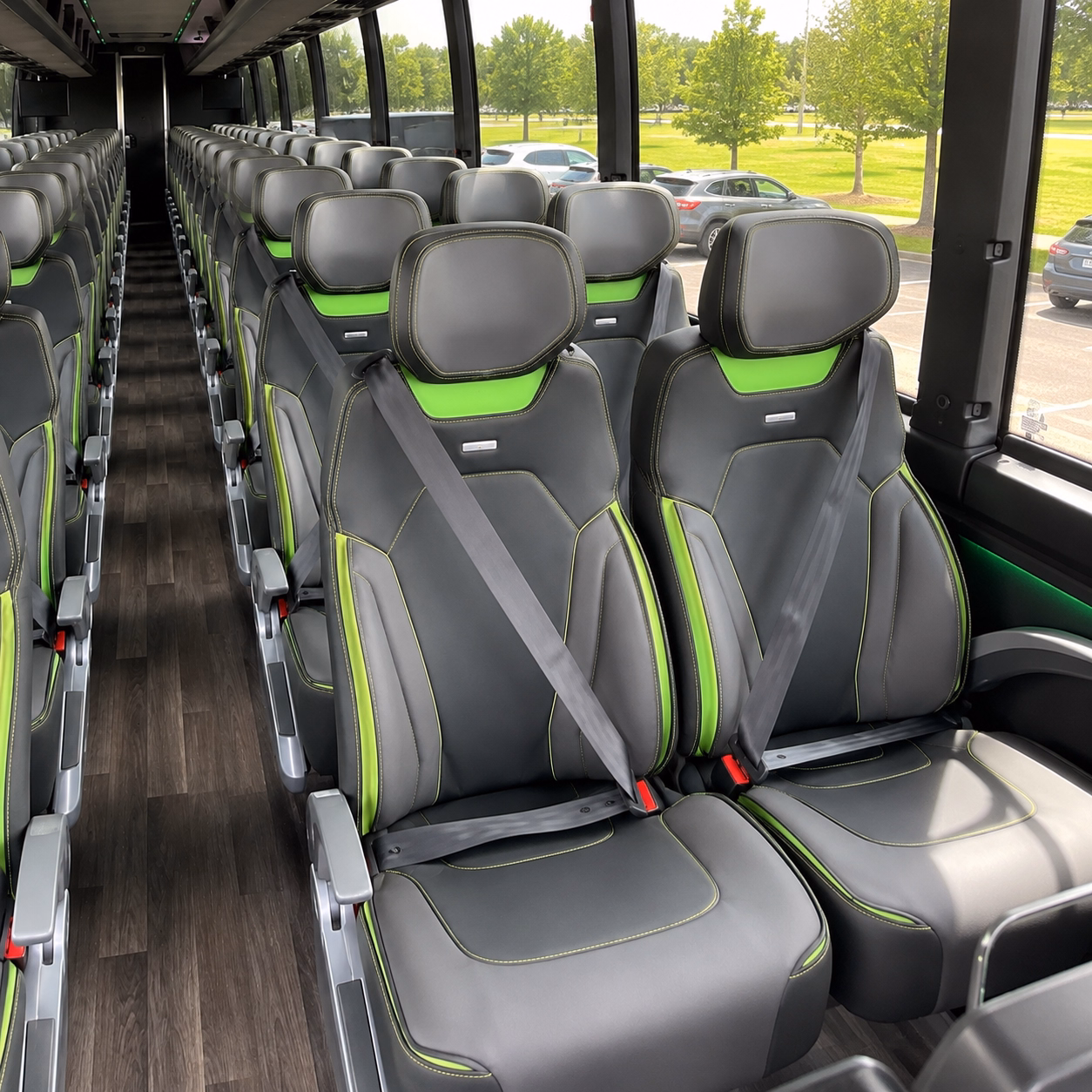 longview concert transportation onboard seating