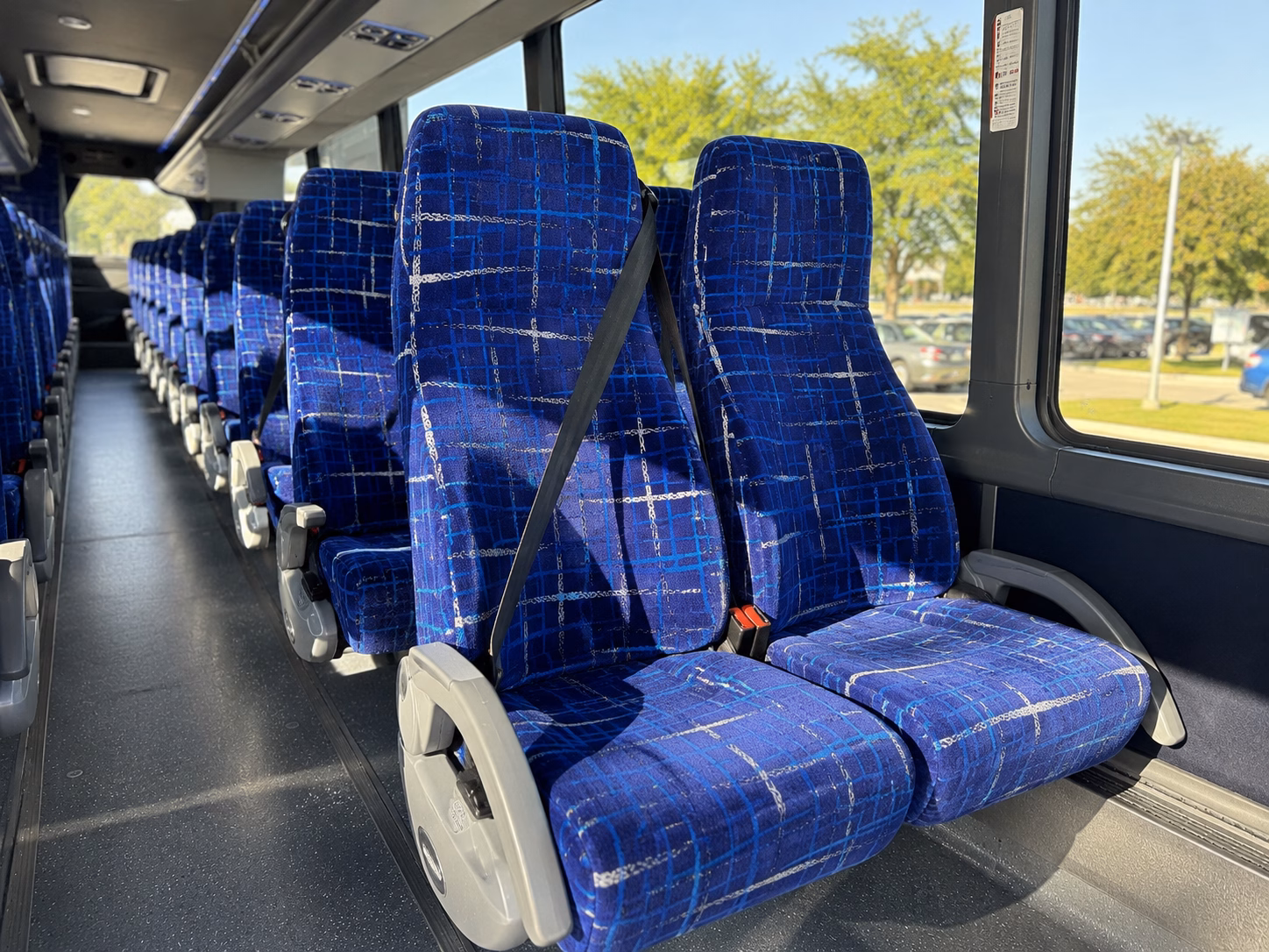 longview private event transportation onboard seating