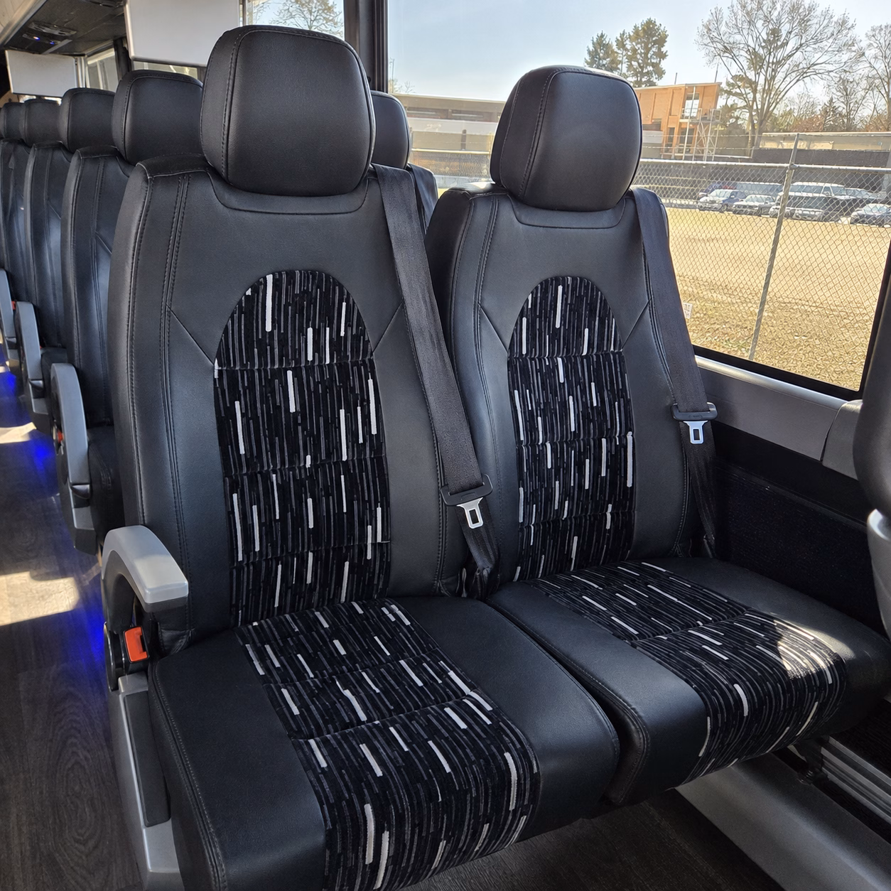 longview school event transportation onboard seating