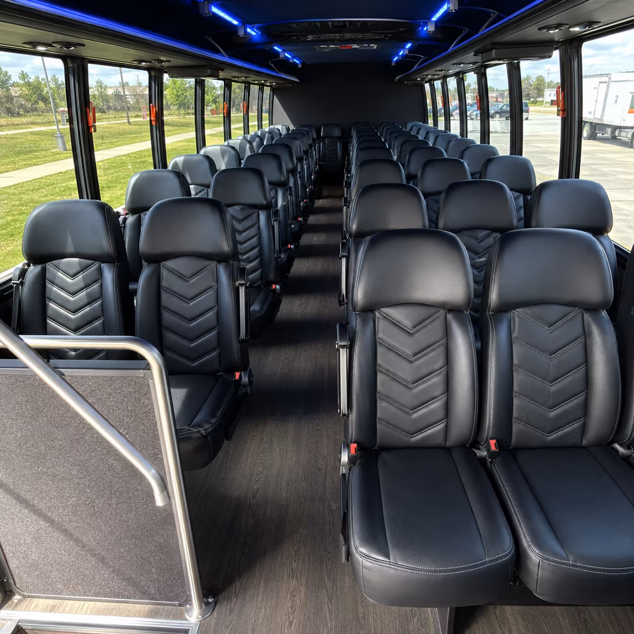 longview wedding transportation onboard seating